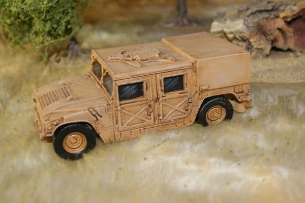 Humvee Canvas Back