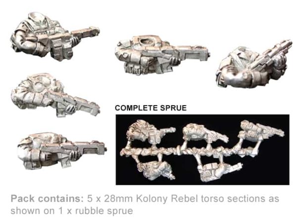 Kolony Rebel Torso Sprue No 2