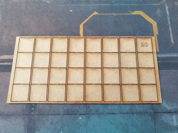 20 mm Square MDF Base