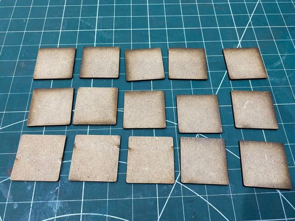 40 mm Square MDF Base