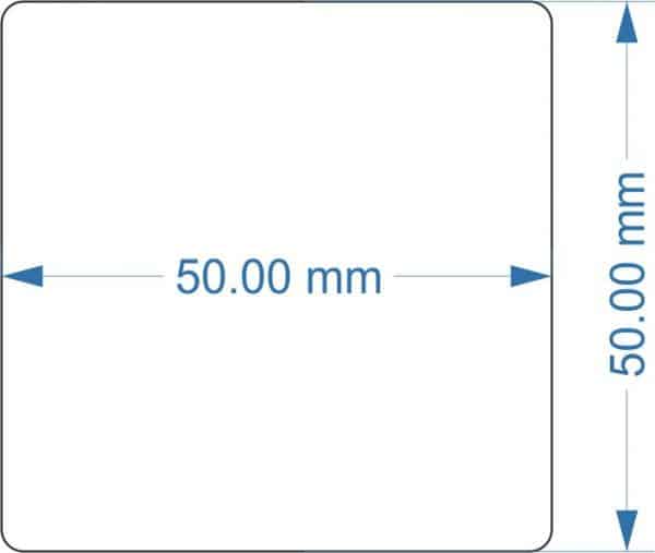 50 mm Square Wooden Base - Image 2