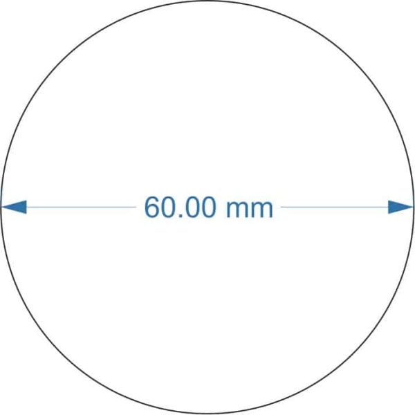 60 mm Round MDF Base - Image 2