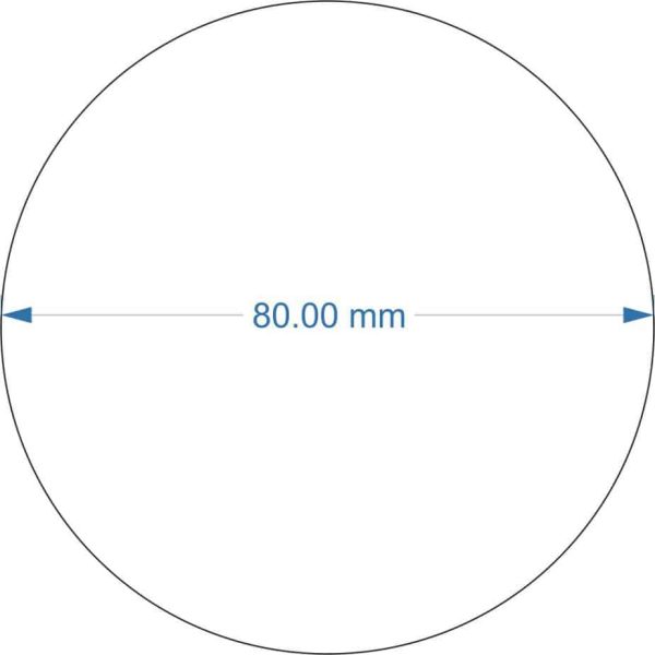 75 mm Round MDF Base - Image 2