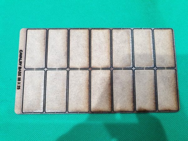 25 x 50 mm MDF Base Cavalry
