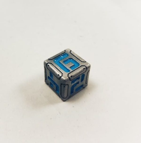 Iron Dice - Blue (D6) - Image 2