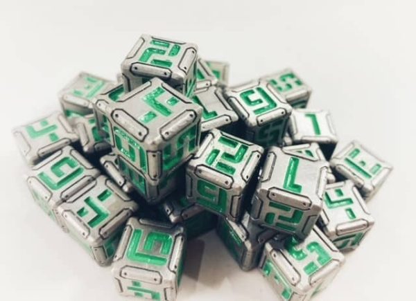 Iron Dice - Green (D6)