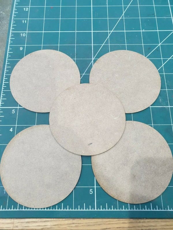 100 mm Round MDF Base