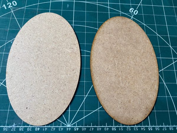 170 mm x 105 mm Oval MDF Base
