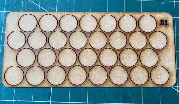 21 mm Round MDF Base