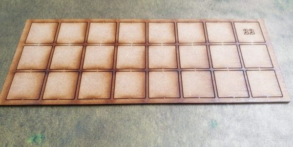22 mm Square MDF Base