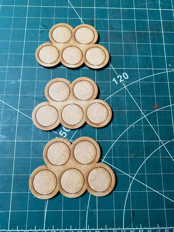 2p Movement Tray for 5 Troops (3 in pack)