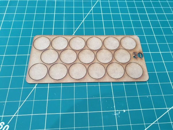 30 mm Round MDF Base