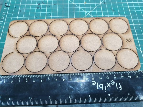 32 mm Round MDF Base