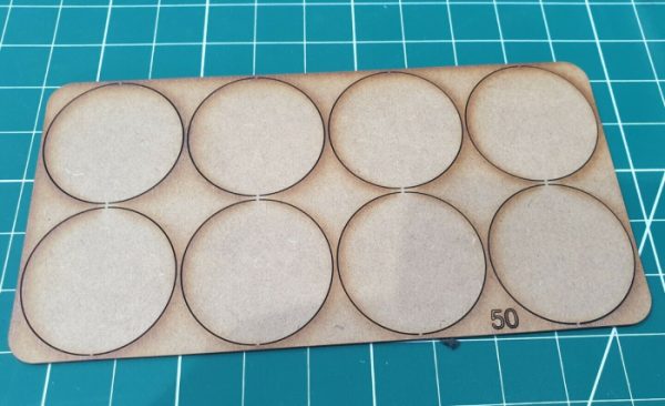 50 mm Round MDF Base