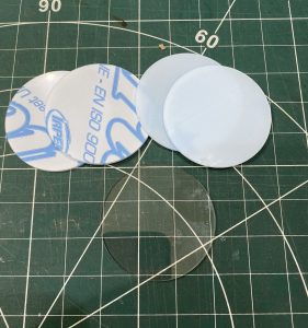 65 mm Clear Acrylic Bases