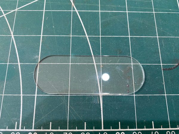 70 mm x 25 mm Bike Bases Clear Acrylic
