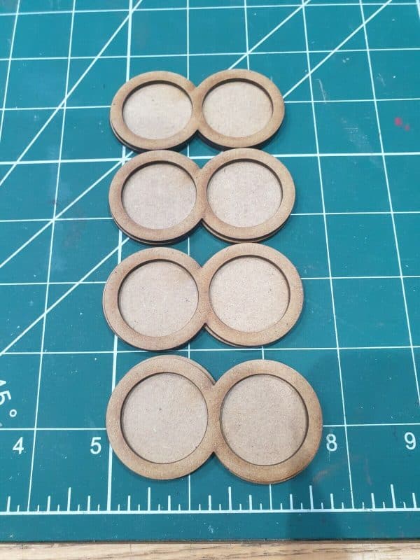 2p Movement Tray for 2 Troops (4 in pack)
