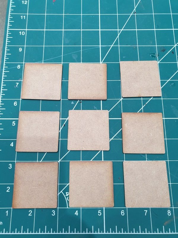 50 mm Square Bases (Loose)