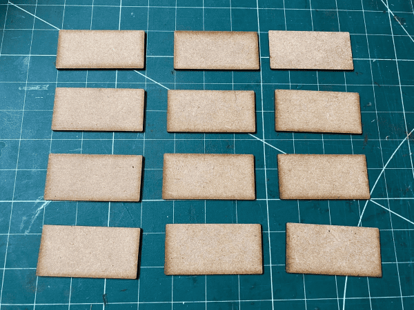 60 mm x 30mm Bases (Loose)